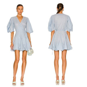 NWT Rhode | Claudine Mini Dress in Cerulean Blue